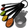 Retoo Measuring Spoons Set of 10, Plastic Measuring Cup Set