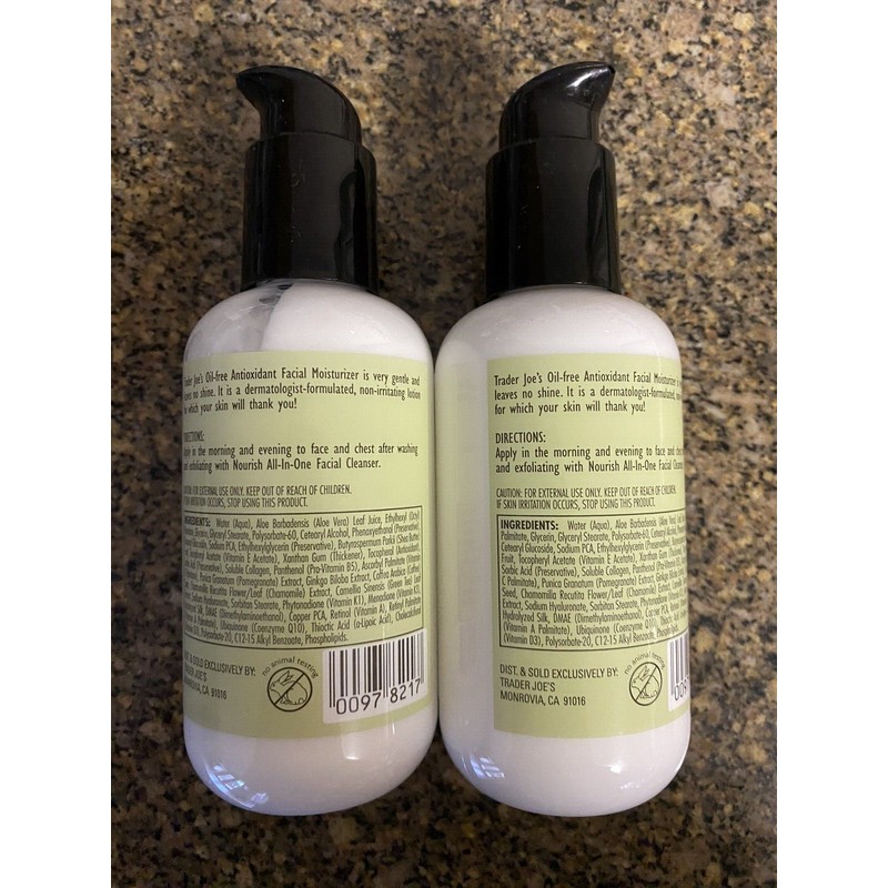 Trader Joe's 2 Bottles New Trader Joe's Nourish Antioxidant Oil