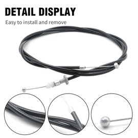 Aynaxcol 5363042060 Hood Latch Lock Control Cable, Replacement for Toyota RAV4 L Sport 2.4L 2005 Base 2.0L 2001-2003 Base 2.4L 2004 2005 Base L 2.4L 2004, Replaces 53630-42060