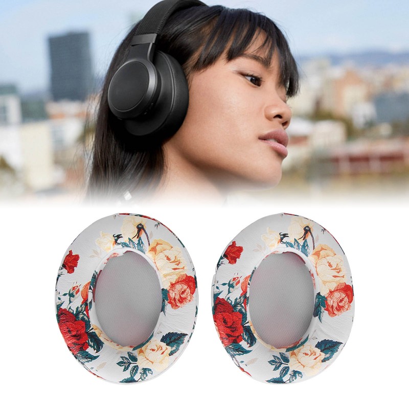 Replacement Ear Cushions Professional Soft Protein Leather Soundproof Memory Foam