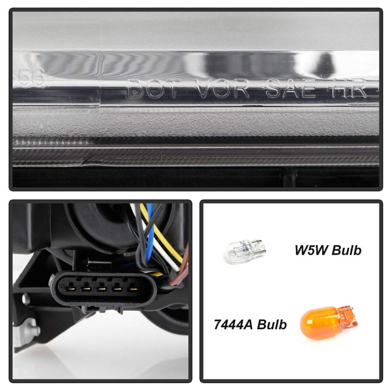 ACANII - For [Halogen Model] 2010-2015 Chevy Equinox Projector Headlights