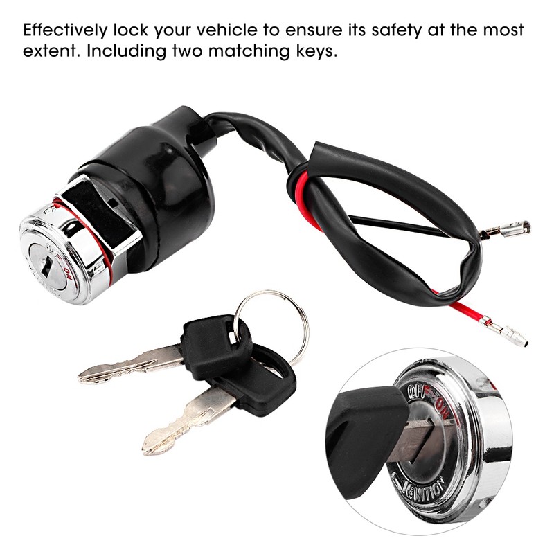 Motorcycle Ignition Switch with 2 Keys fit for Honda CB100