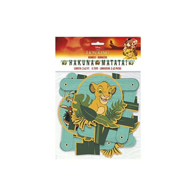 Lion King Hakuna Matata Jointed Banner | 5.63 Ft |