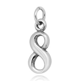 AeraVida Trendy .925 Sterling Silver Number '1-9 ' Pendant Charm, Small, Sterling Silver, No Gemstone