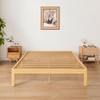 ZIYOO 14 Inch Full Size Bamboo Platform Bed Frame, Modern