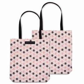 AMÉLIN ARCHIVE Vintage Inspired Double-Sided Canvas Tote Bag for Women, Canvas Tote with Pockets and Nylon Handles, La Fonda Del Sol