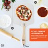 OUII Pizza Peel - 16 x 14-inch Aluminum Metal Spatula