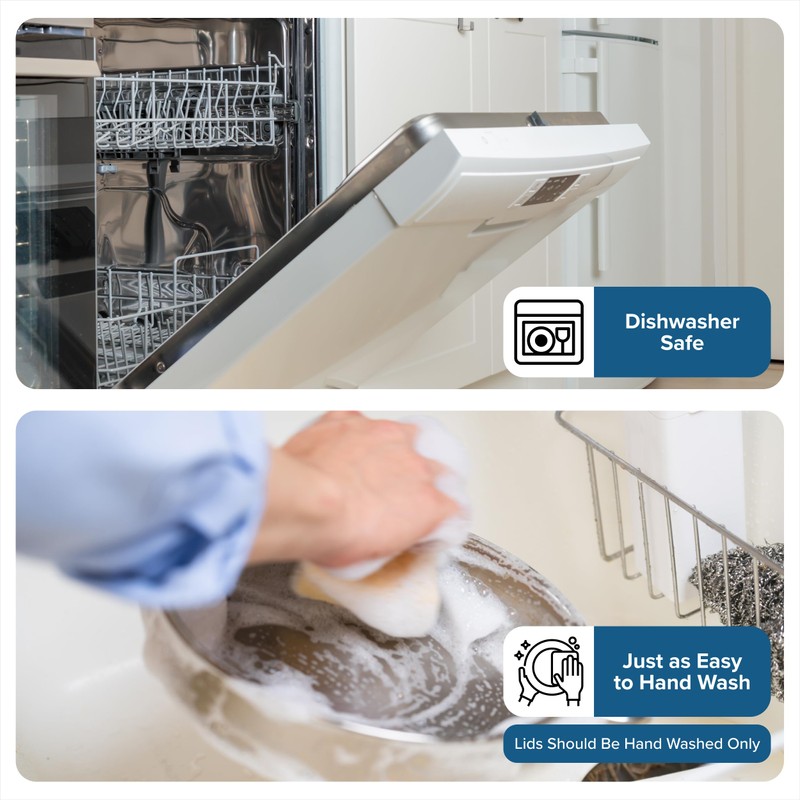 Viking Mixing Bowls Set, 10 Piece Stainless Steel Kitchen Cookware,