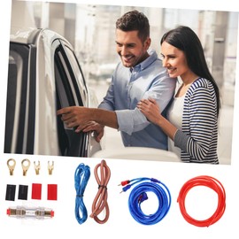 GRIRIW 2000w Cord Amplifier Cable Kit Copper Multi Easy to Install Complete Wiring for Amplifier Setup and Practical Use