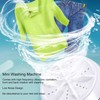 Mini Washing Machine Ultrasonic Low Noise USB Powered Portable Washer