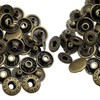 WedDecor 15mm S-Spring Press Studs 4 Part Snap Fasteners Sew