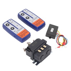 12V 250A Industrial Winch Relay Remote Control Relay Contactor Switch for ATV UTV 2000 Up to 5000Lbs Winch with 6 Protective Caps Ovsor