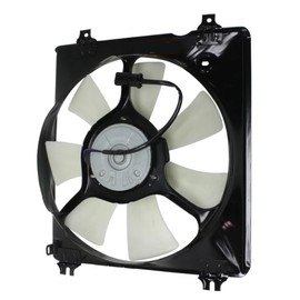 For Honda Accord Crosstour 2010 2011 Cooling Fan Assembly Passenger Side | A/C Condenser Fan Type | Single Fan | Fan Blade, Motor, And Shroud | Replacement For HO3113127 | 38616R70A01-PFM