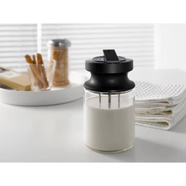 Miele MB-CVA 6000, Pre-Installed Glass Milk Container for Miele CVA 6000 Fully Automatic Coffee Machines, 33.8 oz capacity