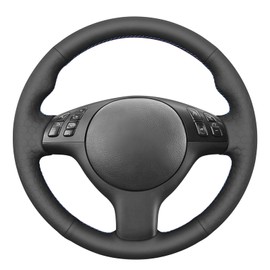 MEWANT Steering Wheel Cover for E46 E39 330i 540i 525i 530i 330 Ci M3 2001-2003 Steering Wheel Cover