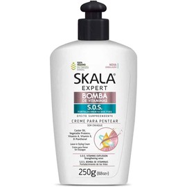 Skala Expert Crema para Peinar 3 en 1 con Bomba de Vitaminas y Protector Térmico, 250g
