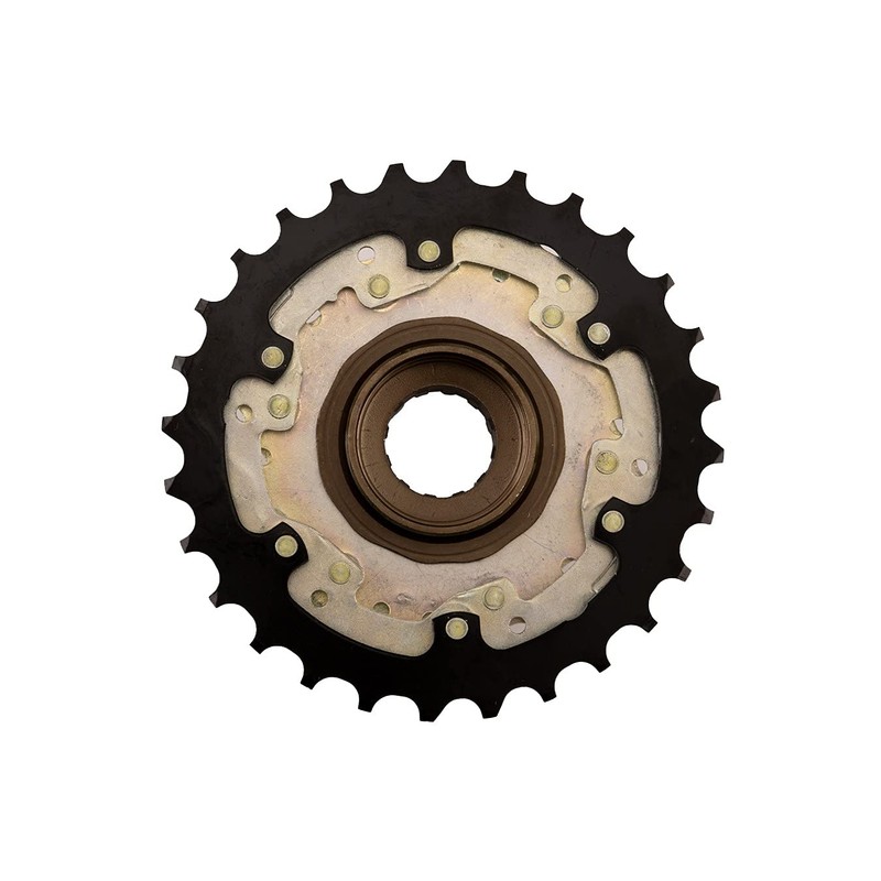 Shimano MF-TZ510-7 7S 14-28T Multiple Freewheel with Spoke Protector EMFTZ5107428CP