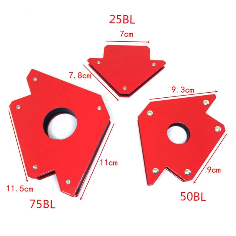 TEHAUX Welding Magnets Strong Hold Magnetic Welding Square Holder 50lb