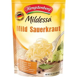 Hengstenberg Mildessa Mild Sauerkraut, 14.1 Ounce (Pack of 6)