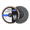 10 Pack - 3" Mini Flap Discs Quick Change Zirconia
