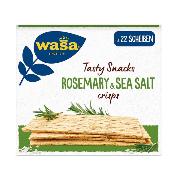 Wasa Crisp Bread Tasty Snacks Crisp Rosemary, 190 g