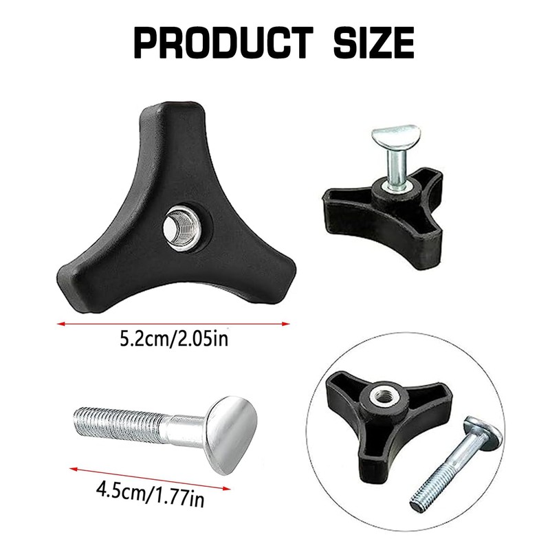 Lawnmower Handle Knobs, Nut Bolt, Universal Lawnmower Handle, Lawn Mower