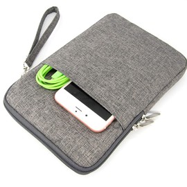 Water-Resistant Tablet Sleeve Case Protective Bag Portable Carring Pouch Compatible with GPD Pocket 3 (Gray)