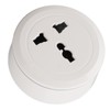 13A Power Track Socket Multifunctional White Round Surface Mounted Movable