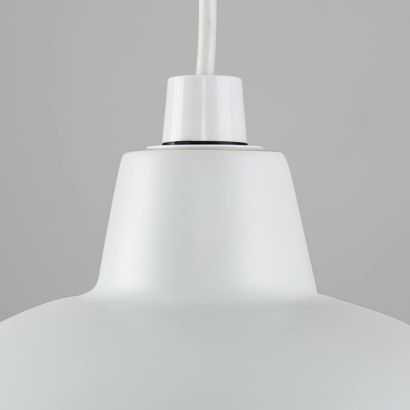 Retro Style Grey Metal Easy Fit Ceiling Pendant Light Shade