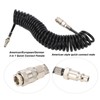 Recoil Air Hose Pressure Resistant Durable Flexible Lightweight Coiled Air