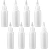 8 Pcs Small Squeeze Bottles 50ml Tip Applicator Bottle Plastic