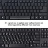 2Pcs Russian Keyboard Stickers for PC Computer Mac Laptop Desktop