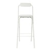 Foldable High Chair,1 PCS Tall Folding Bar Stool With Backrest,Portable