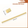 sourcing map 1 Pcs 23/64"(9mm) Dia Brass Solid Round Rod,