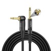 Lekato Bass Guitar Cable with Mute Button,10 Ft Instrument Cable Audio Bass Guitar C...