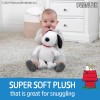 Peanuts Charlie Brown Snoopy Plush Cuteeze with Crinkle Feet Soft