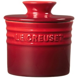 Le Creuset Stoneware Butter Crock, 6 oz., Cerise