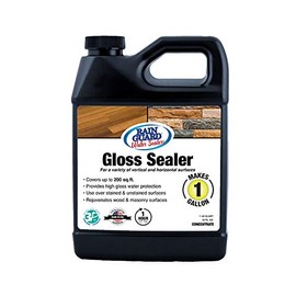 Rain Guard Water Sealers SP-1102 Gloss Sealer Concentrate Makes 1 Gallon- Gloss Water Repellent for Wood, Concrete, Brick, Stone, and Masonry - Water-Based Acrylic Sealer