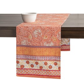 Maison d'Hermine Table Runner 100% Cotton Double Layer Table Runners 72 inches Long Decorative for Home Kitchen Dining Party Baby Shower Wedding Bridal Shower (Harvest Festival, 14.50" x 72")