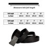 Drizzte Big and Tall Size 47'' to 75'' Mens Black