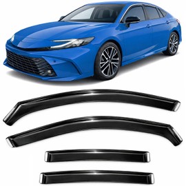 2025 2026 in-Channel Rain Guards for Toyota Camry Side Window Visor Deflectors LE SE XLE XSE