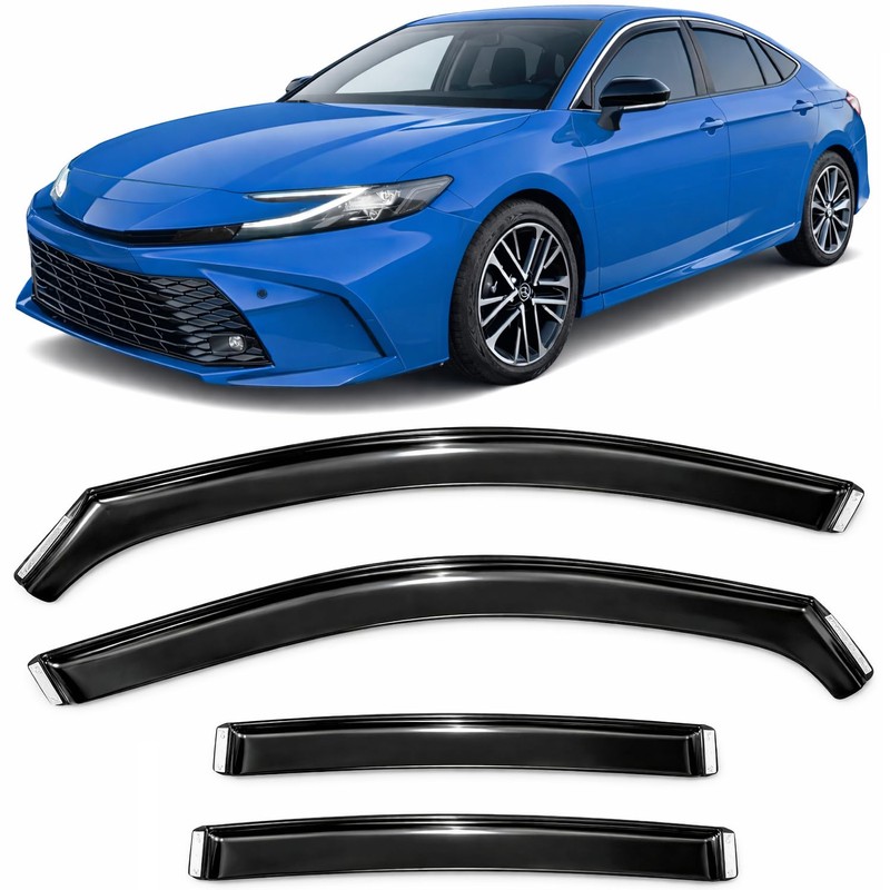 2025 2026 in-Channel Rain Guards for Toyota Camry Side Window