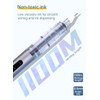 BASUNOCL 12 Pcs Fine Point Pen Liquid Rollerball Pens, 0.5mm