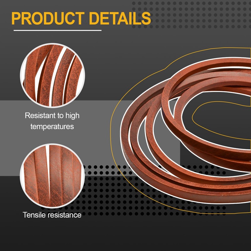 5/8" x 176.7" Mower Deck Belt Compatible with Exmark 60"