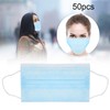 50pcs Disposable Mouth Muffle Non Woven Fabric Protective Filter Mouth