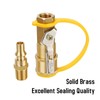 Roastove 1/4" RV Propane Quick Connect Adapter, Propane or Natural