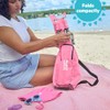 Bright Starts Pop 'N Sit Portable Booster, Indoor/Outdoor Use, Floor