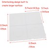 FENGCHUANG 8 Pieces Ironing Beads Pegboard, Bead Plate Square, Transparent