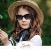 Giselle Cute Kids Retro Cat Eye Rhinestone Sunglasses for Teen