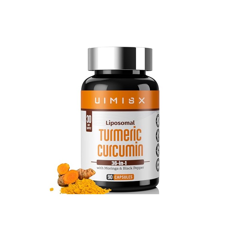 Liposomal Curcumin Turmeric Supplement with High Potency - 95% Curcuminoids